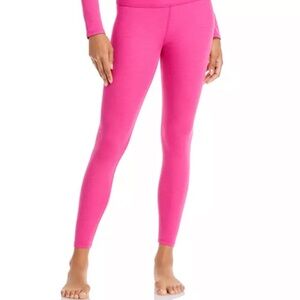 Beyond Yoga Heather Rib Pink Leggings
